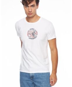 Tricou de bumbac cu imprimeu grafic