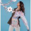 Jacheta parka pictata manual
