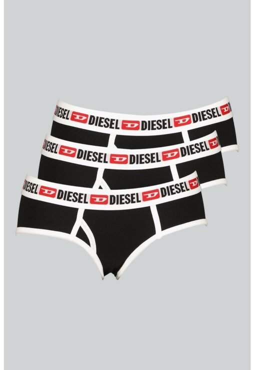 Set de chiloti hipster cu banda logo in talie Oxy - 3 perechi