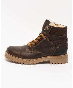 Ghete de piele si material textil