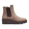Ghete Chelsea wedge de piele intoarsa Airabell