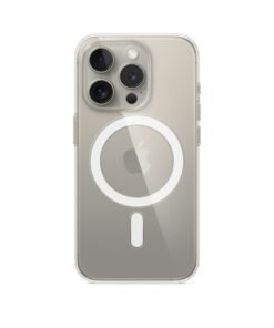 Husa de protectie Clear Case with MagSafe pentru iPhone 15 Pro - Transparent