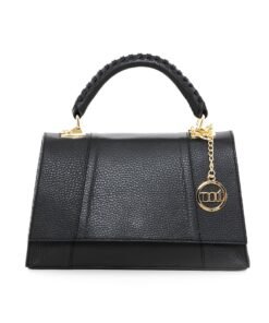 Geanta crossbody de piele cu buzunar interior cu fermoar Livenza