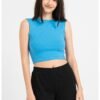 Top crop cu aspect striat Fransiska