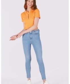 Blugi skinny cu 5 buzunare