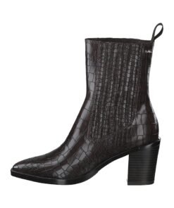 Botine cu aspect de piele de crocodil