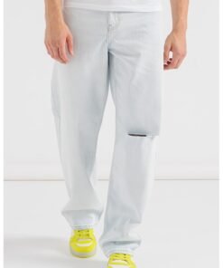 Blugi relaxed fit din bumbac organic