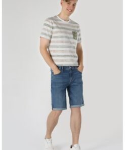 Bermude de denim cu croiala dreapta David