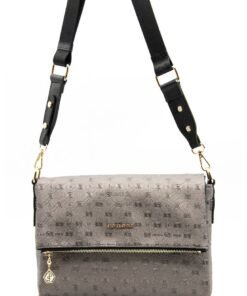 Geanta crossbody din piele ecologica cu model in relief