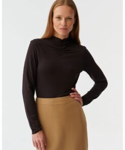 Bluza cu detaliu plisat