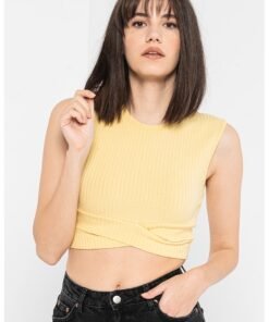 Top crop striat Fransiska
