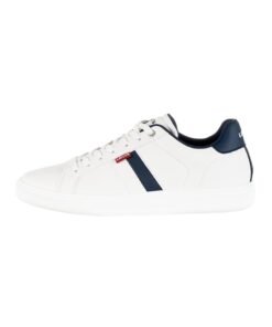 Pantofi sport de piele ecologica cu garnituri contrastante