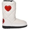 Cizme mid-calf de piele ecologica - fara inchidere