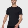Set de tricouri cu decolteu henley Grandad 3115 - 5 piese