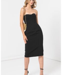 Rochie cambrata cu cupe balconette