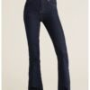 Blugi bootcut cu talie inalta Eva