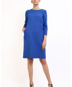 Rochie dreapta cu buzunare