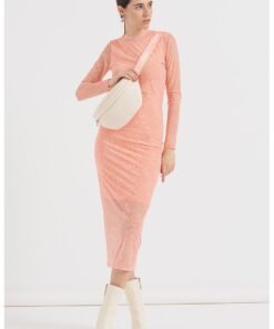 Rochie midi cu imprimeu Nasusi