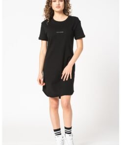 Rochie-tricou de bumbac cu buzunare
