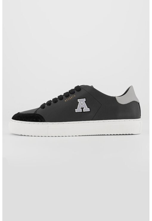 Pantofi sport de piele cu garnituri de piele intoarsa