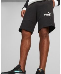 Pantaloni scurti cu imprimeu logo