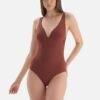 Costum de baie intreg cu decolteu in V