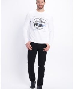 Blugi slim fit cu 5 buzunare