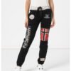 Pantaloni sport cu imprimeu logo Myer