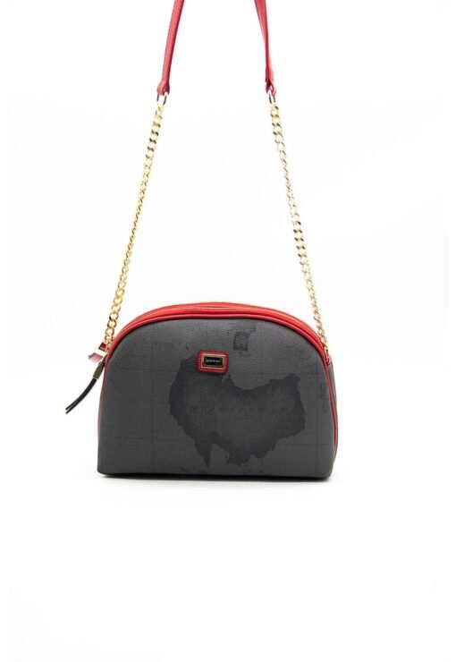 Geanta crossbody de piele ecologica cu imprimeu grafic