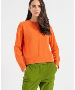 Pulover asimetric cu maneci cazute Facile