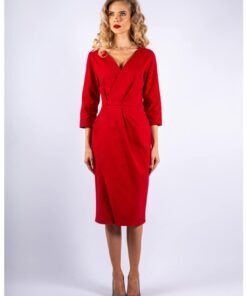 Rochie midi cambrata