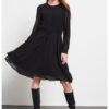 Rochie evazata cu decolteu la baza gatului Mila