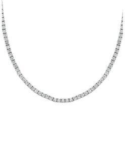 Colier tenis din aur de 14K cu 238 de diamante