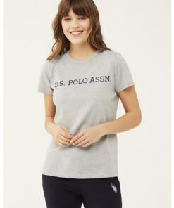 Tricou de casa din bumbac cu imprimeu logo