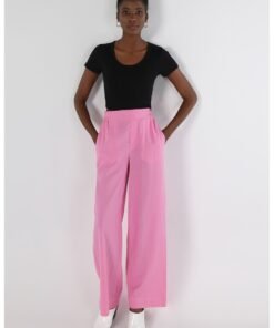 Pantaloni din amestec de in