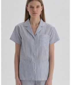 Bluza de pijama cu model in dungi