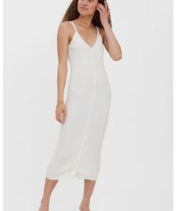 Rochie slim fit tricotata striata