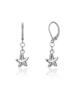 Cercei drop cu design steluta de mare