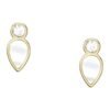 Cercei de otel inoxidabil cu Mother of Pearl