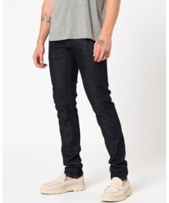 Blugi slim fit cu aspect decolorat Hayes
