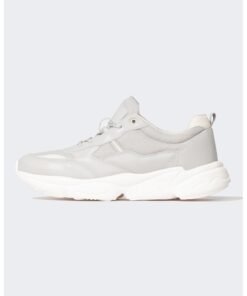 Pantofi sport de piele ecologica si material textil