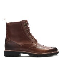 Ghete brogue de piele Batcombe