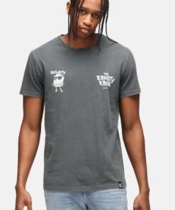 Tricou unisex SpongeBob Security Washed 6313