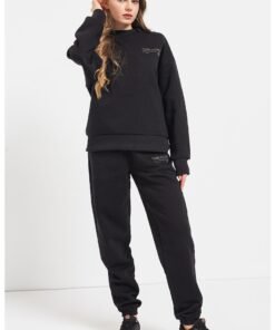 Bluza de trening supradimensionata cu maneci cazute
