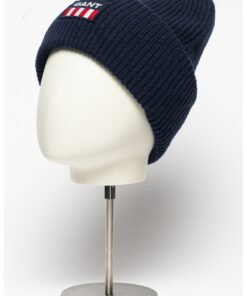 Caciula unisex de lana cu logo