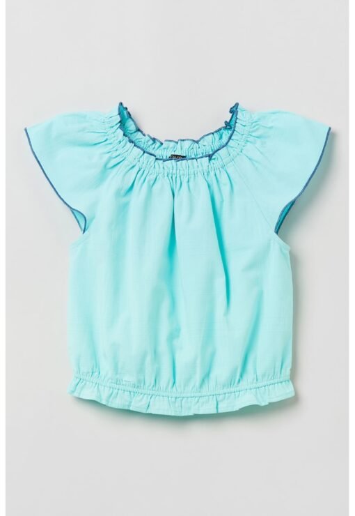 Bluza din bumbac cu maneci clopot