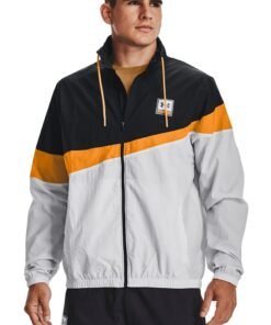Jacheta cu aspect colorblock - pentru fitness