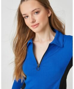Bluza crop polo