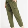 Pantaloni cargo cu talie inalta