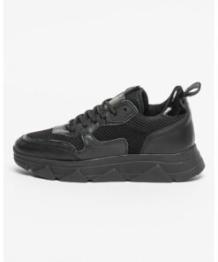 Pantofi sport din piele cu insertii din plasa Pitty